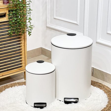 طقم سطل دعسة /2 تنك بيض مدور 20*5 لتر مع دلو QJB1220+1205WH+طA5