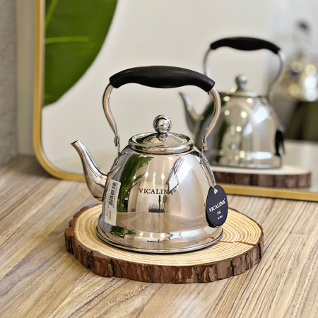 إبريق شاي 1لتر ستانلس ستيل مع مصفاه AC223/5=ق4