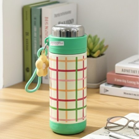 تيرموس ستانلس ستيل 500 مل ملون تعليقة ورده ZD107/4=ط7