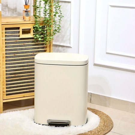 سطل دعسه تنك بيج مستطيل 20لتر مع دلو QJH1620-BG+ط5A