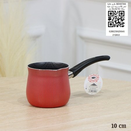 بكرج غلاية SENSTAN احمر 10سم وجه اسود خلية نحل  EL55/10=رم 3