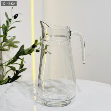 كوز ماء زجاج ساده ملس k90/14=ض7