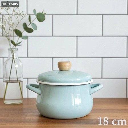 طنجرة 18سم زينكو ازرق  EL56/28=ك 5