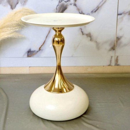 ستاند اسكمله 40*50 سم حديد ذهبي وبيج SM110/5=ق3