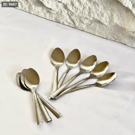 طقم معالق صغير  12 ستانلس ستيل محزز3 /2k=DZ117