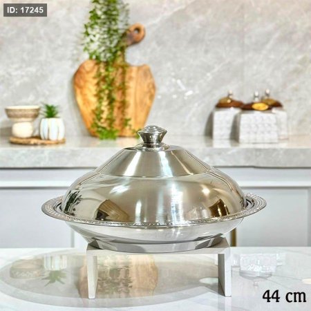 طاجن 44 سم ستانلس ستيل فضي حيف مجدل GF26/81=ب15